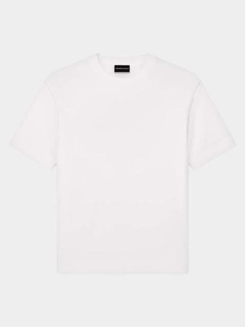 EMPORIO ARMANI Men's Cotton Jacquard T-Shirt