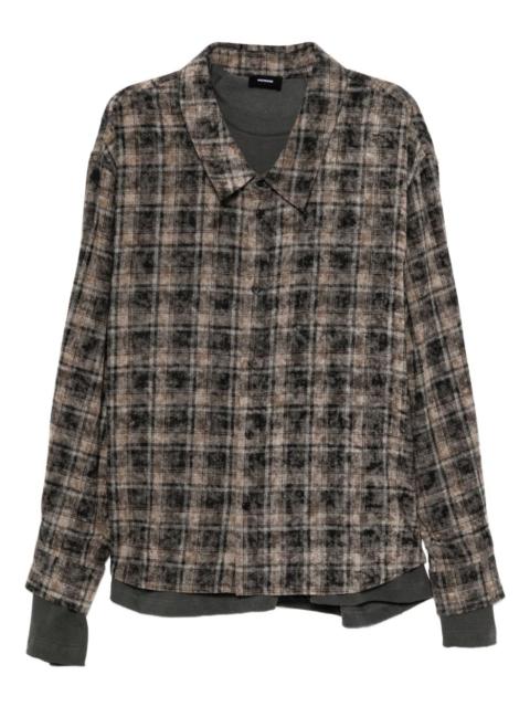 We11done plaid buttoned T-shirt