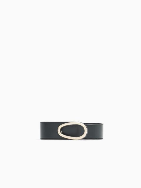 GIORGIO ARMANI FASHION BELT IN POLISHED LEATHER