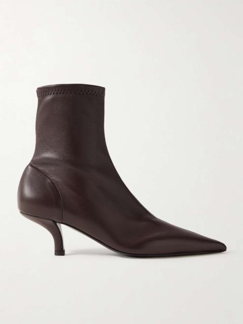 Totême The Heeled Sock leather ankle boots