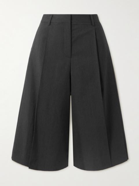 TWP Stefens Pleated Wool Culottes
