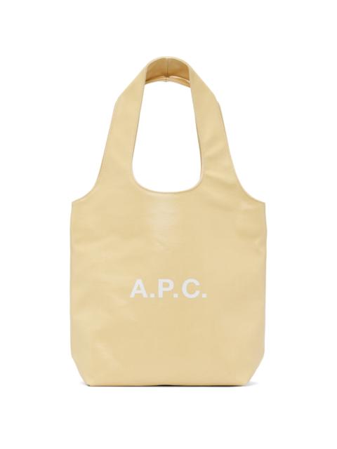 A.P.C. Beige Ninon Small Tote