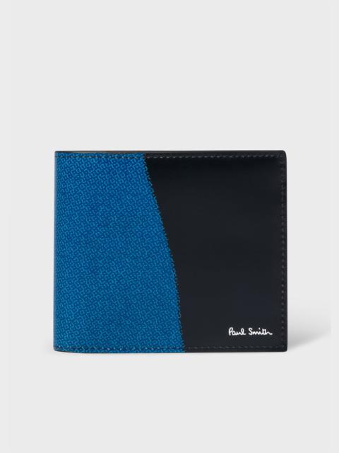 'Rug' Print Leather Billfold Wallet