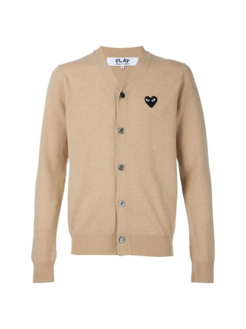 embroidered heart cardigan