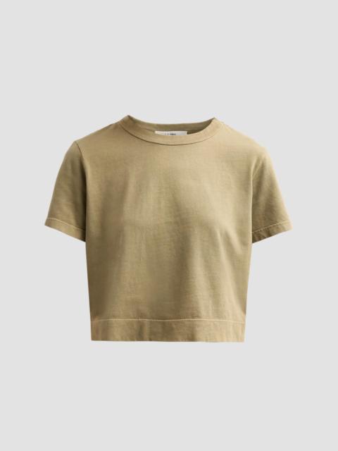 FRAME Women's The Boxy Cotton T-Shirt - Army