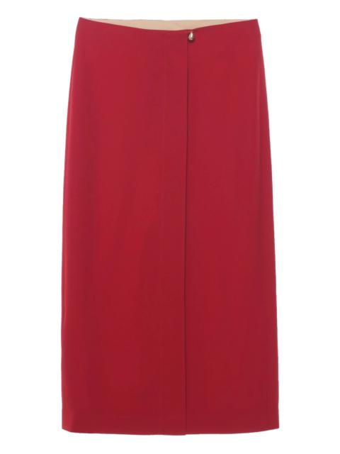 Carven Carven Front-slit Midi Skirt