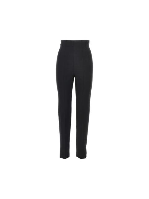 EMPORIO ARMANI STRETCH CREPE SLIM FIT PANTS