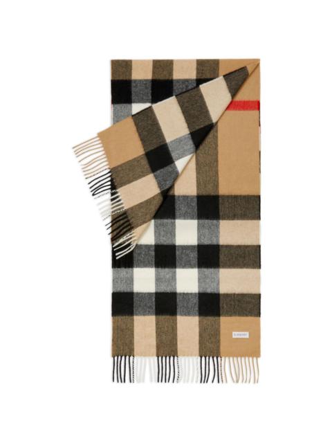 Burberry Vintage Check cashmere scarf