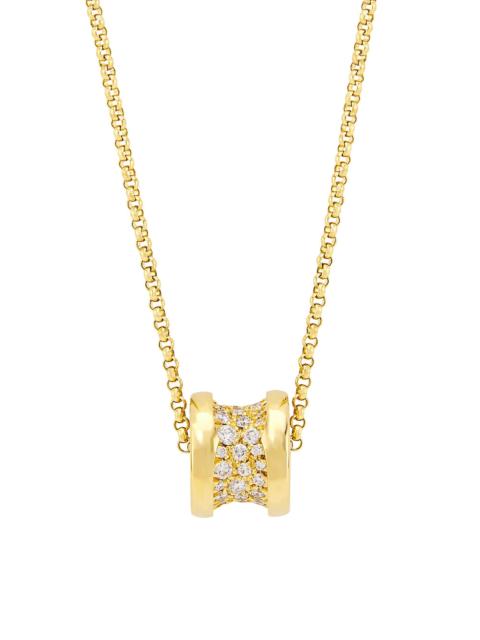 BVLGARI Women's B. zero1 18K Yellow Gold & Diamond Pendant Necklace - Gold
