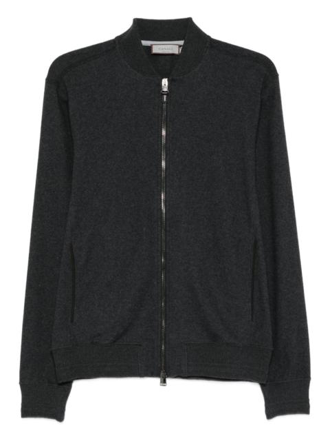 Canali zip cotton jacket