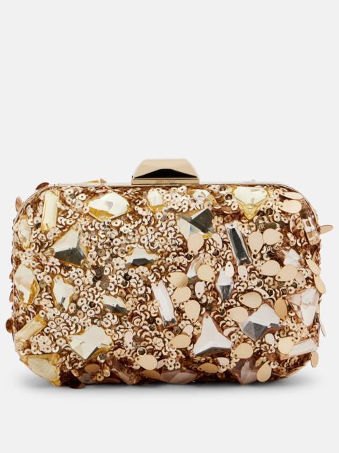 JIMMY CHOO Cloud embellished clutch