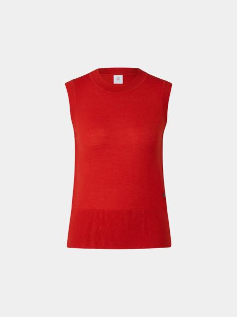 BOGNER Knitted top Isola in Red