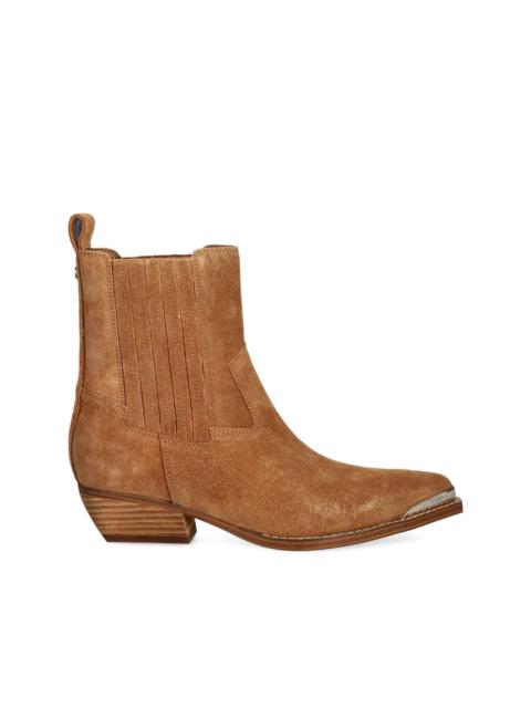 GUESS USA pointed toe detail boots