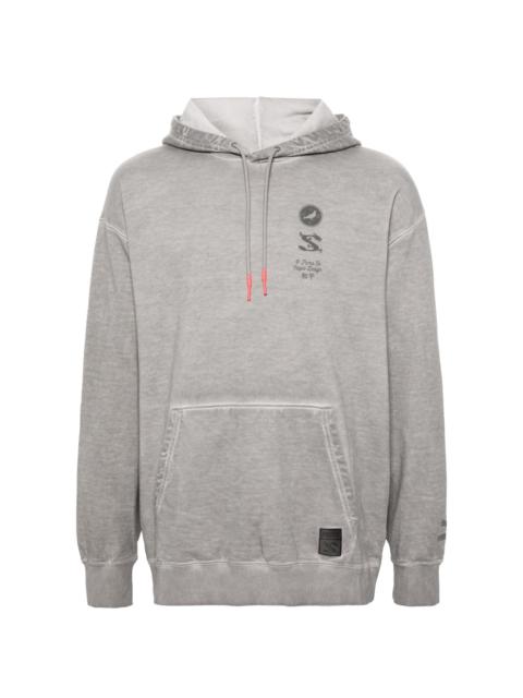 x Staple logo-print hoodie