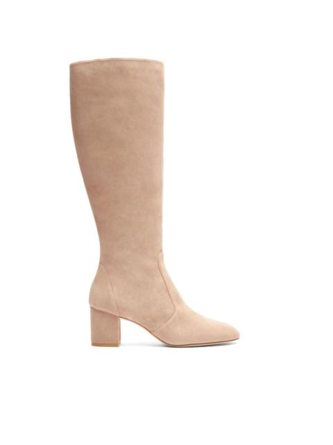 70mm Yuliana knee-high zip-up boots