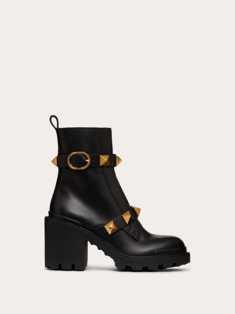 Valentino ROMAN STUD CALFSKIN COMBAT BOOT 85MM