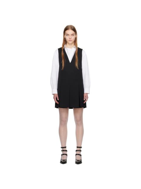 JUUN.J Black V-Neck Minidress