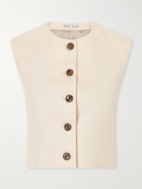 BLAZÉ MILANO Danae Woven Vest