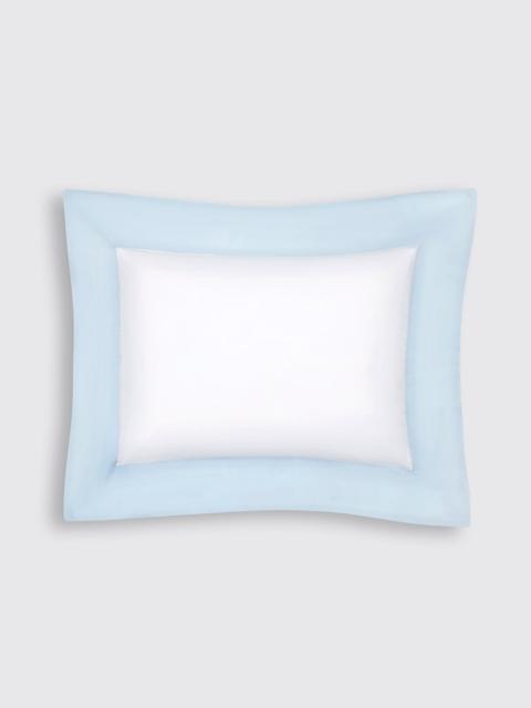 EMILIA WICKSTEAD Clelia Pillow Slip in White & Blue Cotton