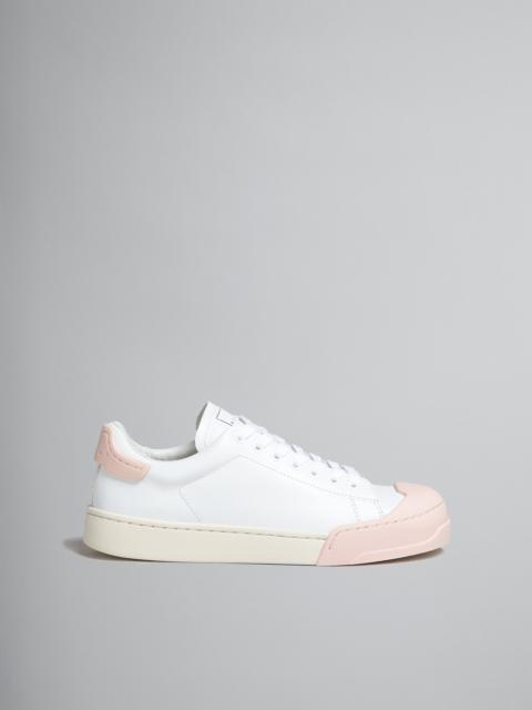 Marni White & Pink Dada Bumper Sneakers | ssense | REVERSIBLE