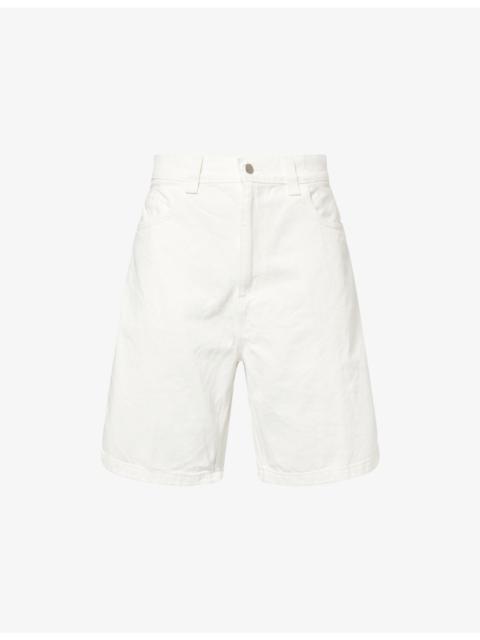 Carhartt WIP Brandon Brand-Patch Denim Shorts