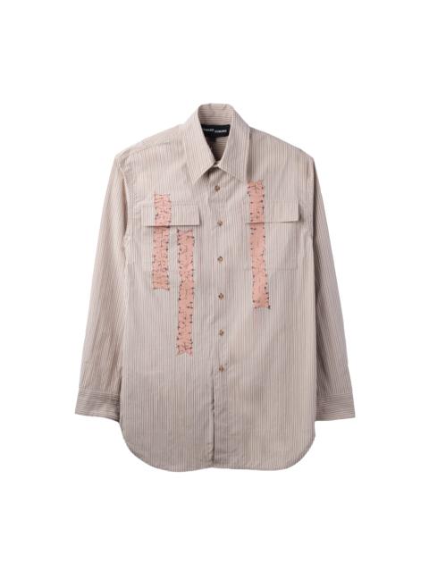 EDWARD CUMING Edward Cuming Typewriter Work Shirt Brown