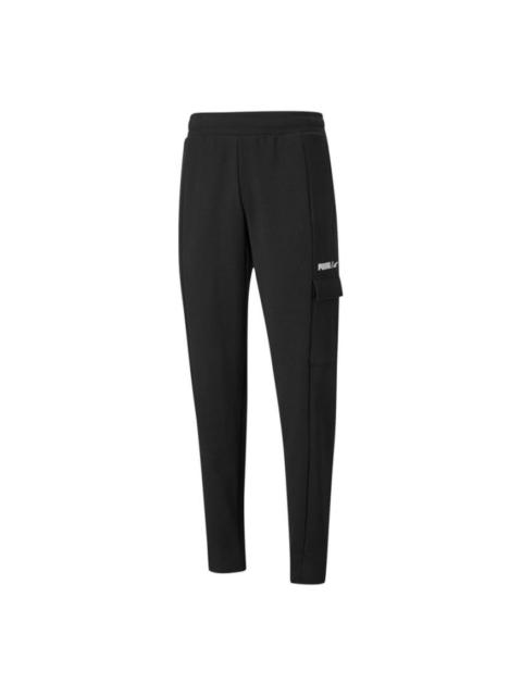 PUMA Men's PUMA Winterized Pants Side Pocket Fleece Lined Stay Warm Knit Sports Pants Black 846550-01