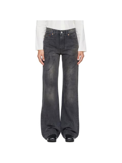Our Legacy Black Boot Cut Jeans