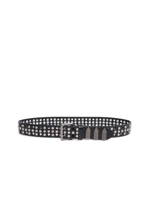 WHO DECIDES WAR WDW CROSS STUDDED BELT