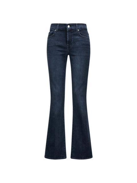 7 For All Mankind faded flared jeans