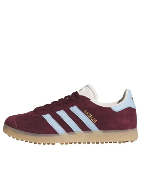 adidas (WMNS) adidas Gazelle Spikeless Golf 'Maroon Clear Sky' KJ8229