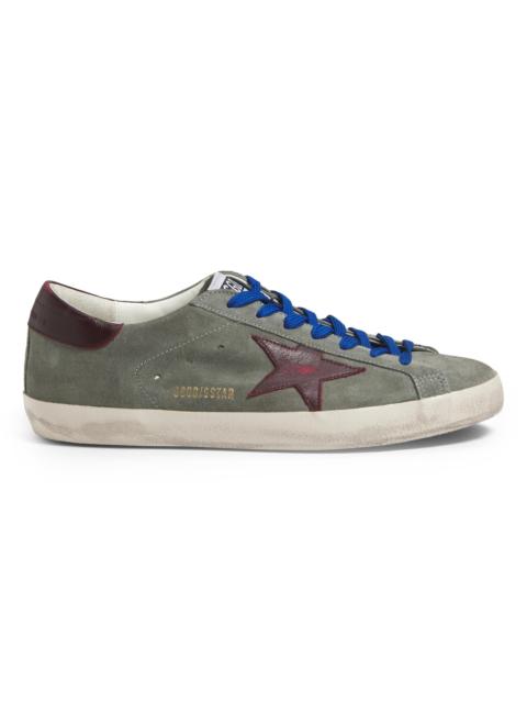 Golden Goose Unisex Super-Star Suede Low-Top Sneakers - Green Kenya