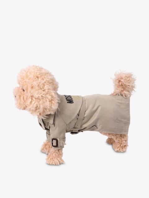 Moschino GABARDINE AND NYLON DOG COAT