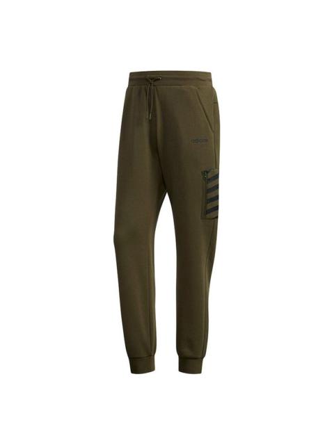 adidas neo M FAV TP CF Casual Sports Pants Green DW8191