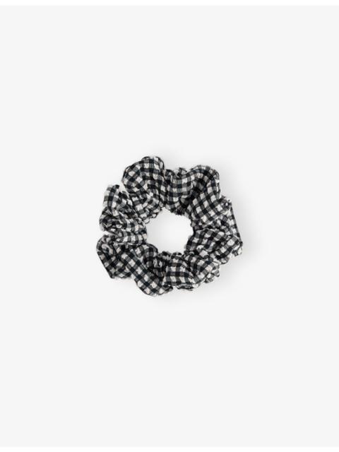 Hunza G Ruched stretch-woven scrunchie
