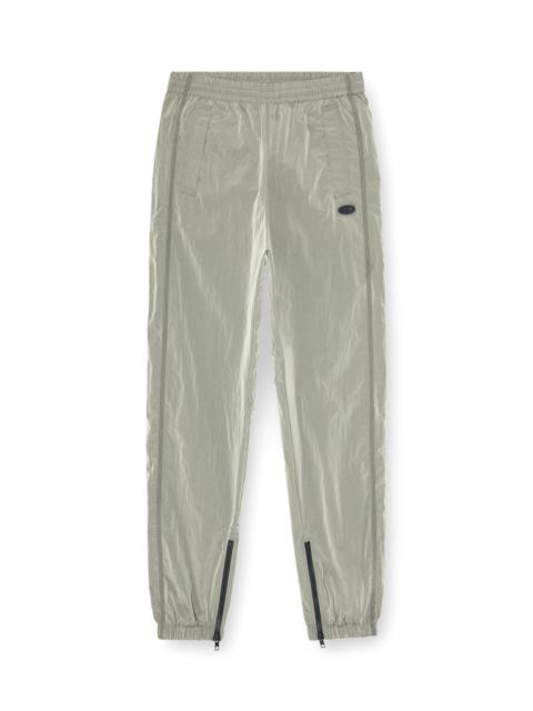 Diesel NYLON PANTS WITH CRINKLE EFFECT