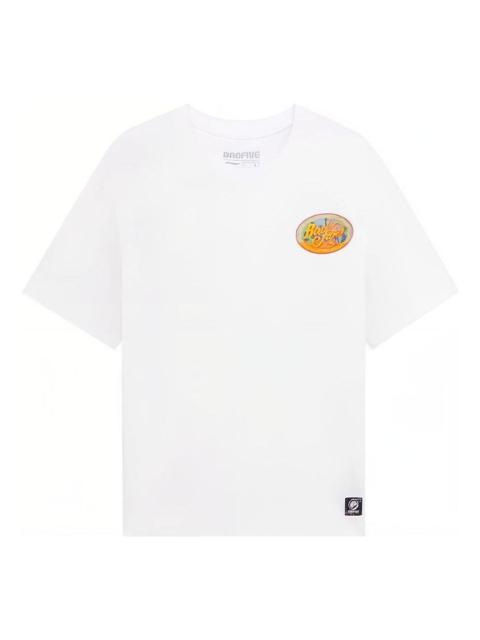 Li-Ning Li-Ning BadFive Graphic T-shirt 'White' AHSS739-1