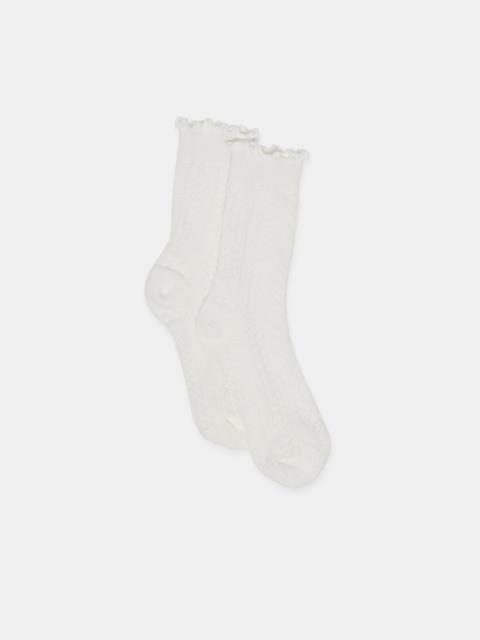 dolce vita POINTELLE SOCKS WHITE