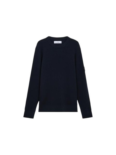 Stone Island Stone Island Full Rib RWS Wool 5100053 Sweater Navy Blue