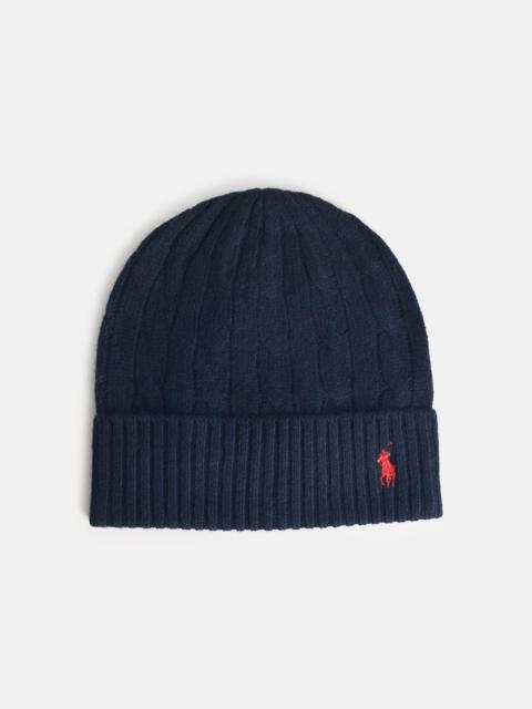 Polo Ralph Lauren NAVY WOOL BLEND BEANIE