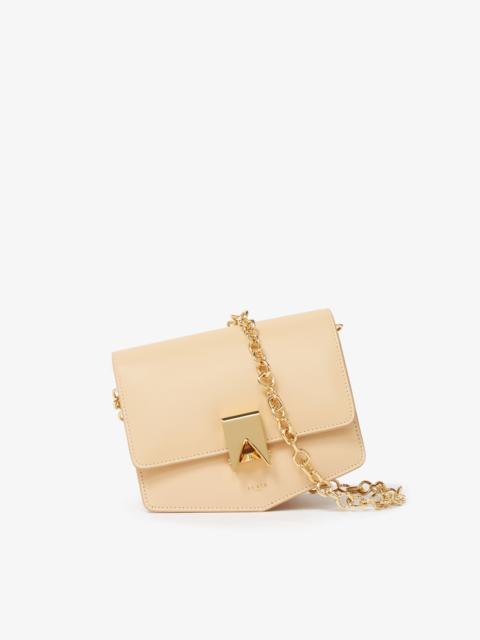 Alaïa LE PAPA WITH CHAIN SMALL BAG IN SHINY GOATSKIN