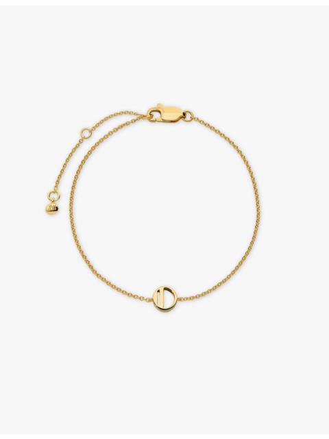 MONICA VINADER Initial O 18ct Yellow Gold Vermeil Bracelet