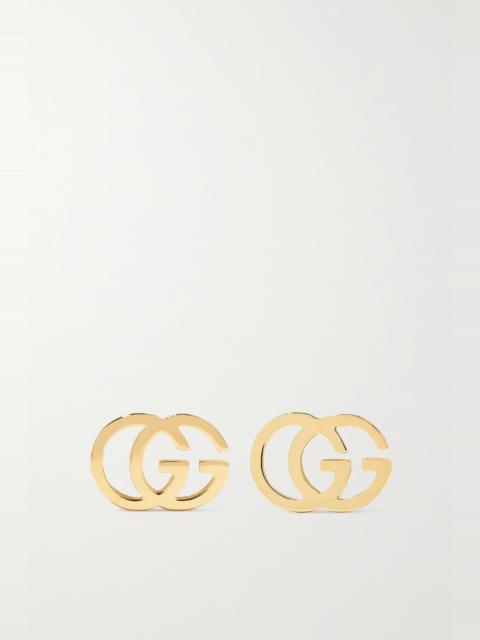 Gucci 18-karat rose gold earrings