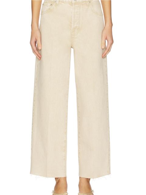 PISTOLA Tate Crop High Rise Bowed Wide Jeans