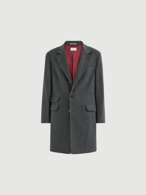 Brunello Cucinelli Lightweight water-resistant cashmere coat with double vents