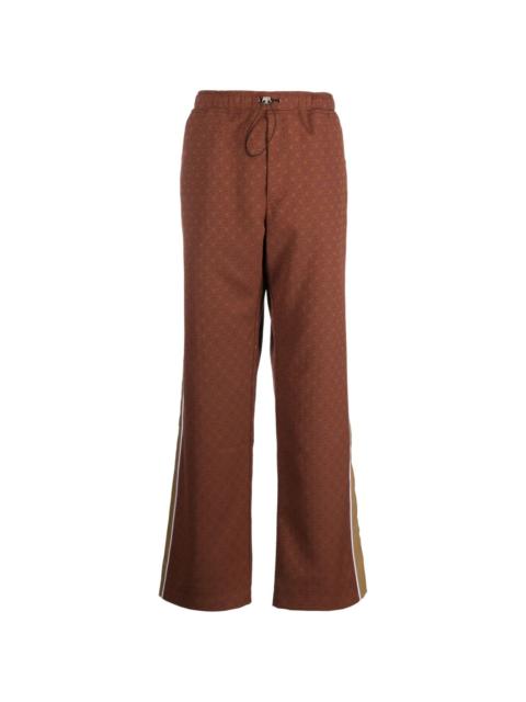 Ahluwalia Safari patterned-jacquard trousers