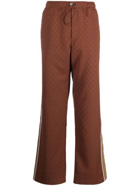 Ahluwalia Safari patterned-jacquard trousers