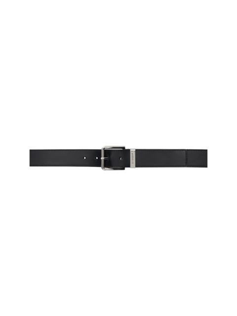 Givenchy Black Leather Gentleman Belt