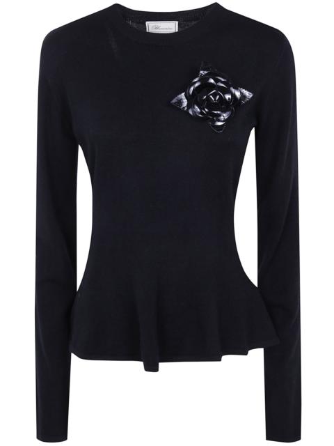 Blumarine Wool Sweater Godet