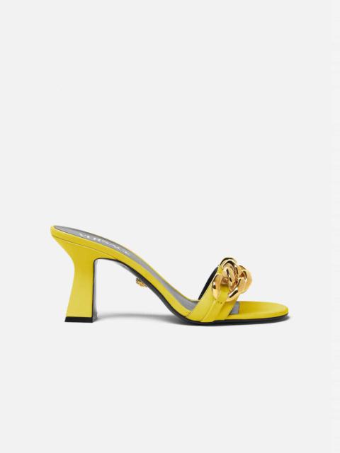 VERSACE Chain Mid-Heel Sandals